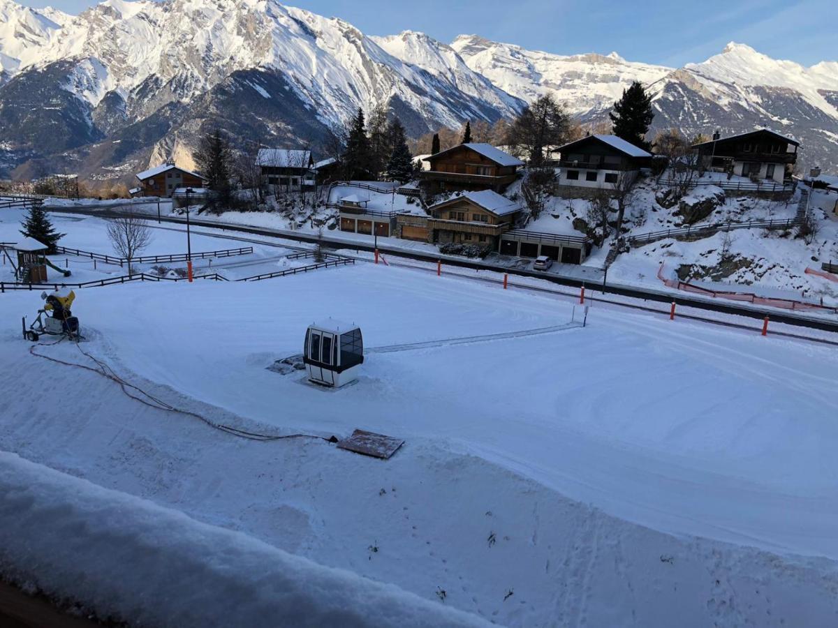 Appartement Haute Nendaz Met Fantastisch Uitzicht Luaran gambar