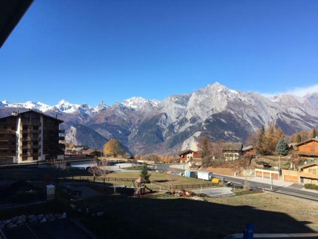 Appartement Haute Nendaz Met Fantastisch Uitzicht Luaran gambar